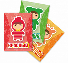 Набор карточек Квадра "Цвета" 10шт.