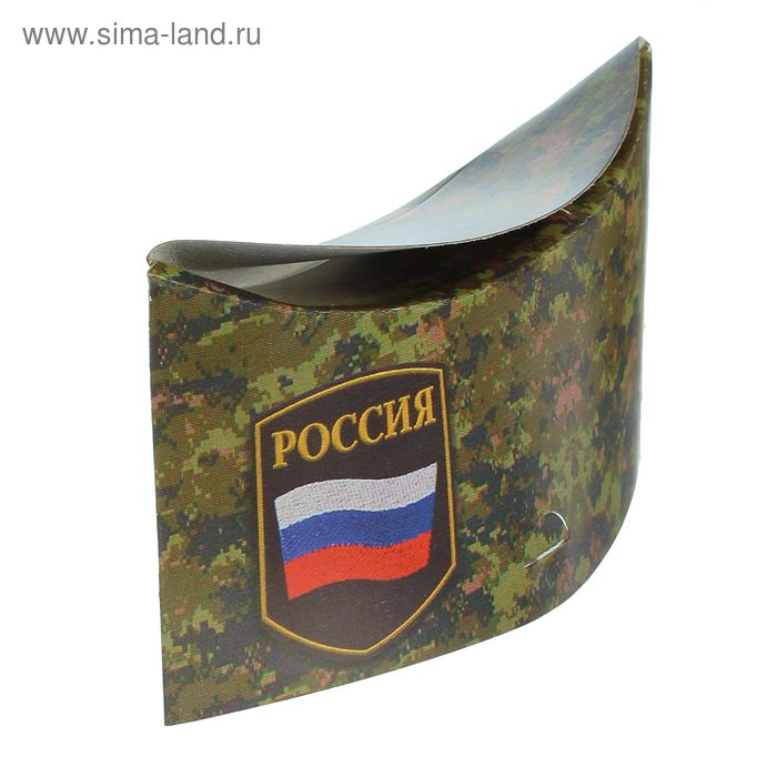 Пилотка Армейская "Россия" хаки,  картон, п/п (1 шт)