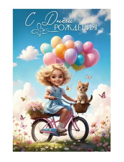 1805034 Открытка "С Днём рождения!"