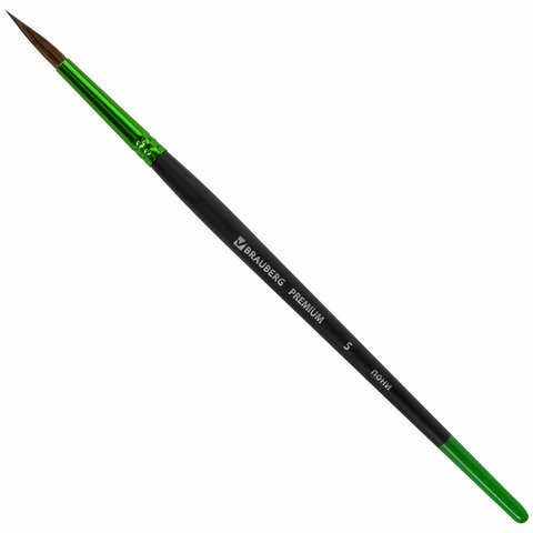 Кисть № 05 пони круглая Brauberg Premium