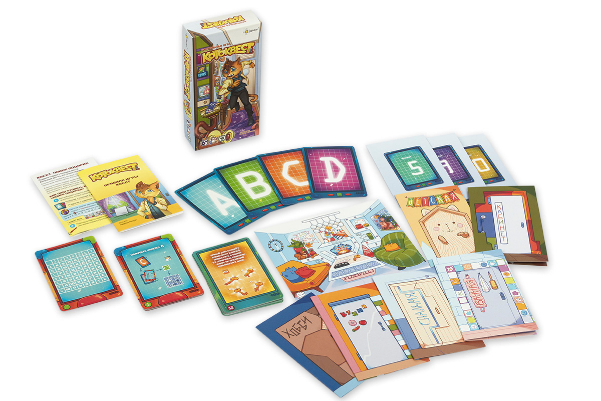 Игра наст. Эврикус "Котоквест" 8+
