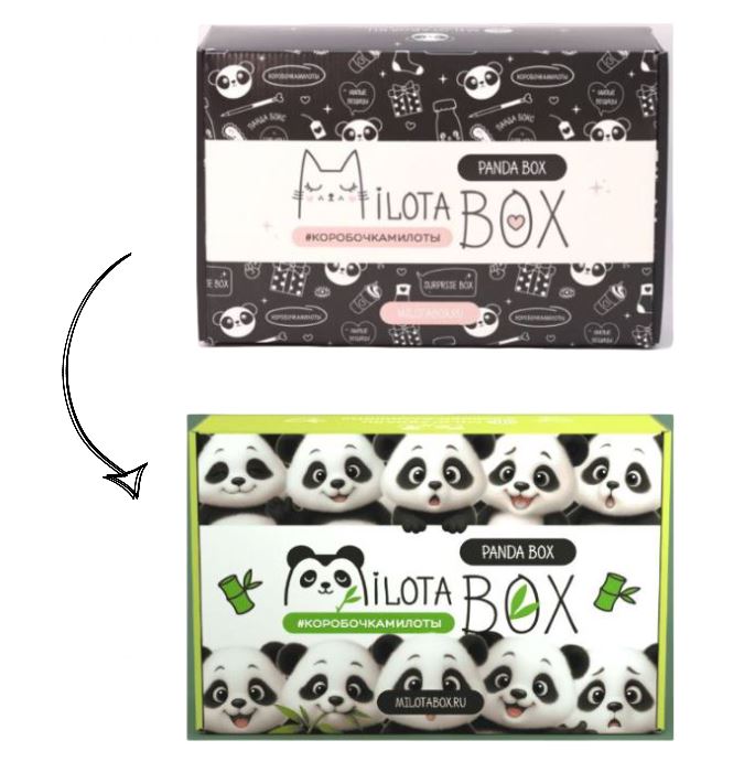 Набор подарочный MilotaBox "Panda Box" 