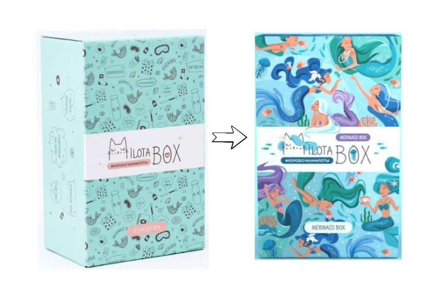 Набор подарочный MilotaBox mini "Mermaid" 