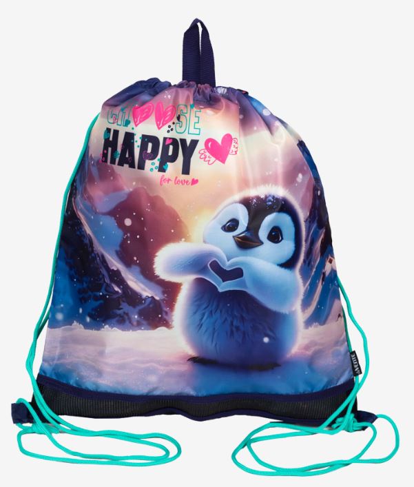 Сумка  для школьной обуви deVENTE "Happy Pinguin" 40х47см