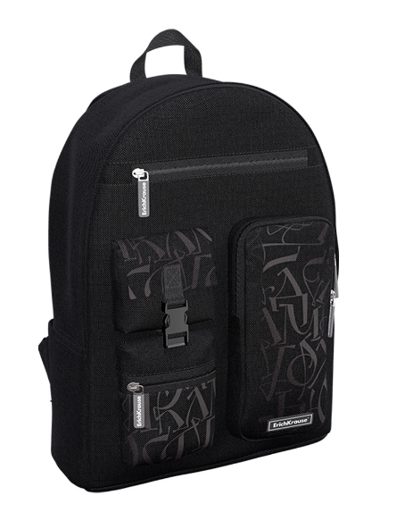 Рюкзак молодежный  мальч. ErichKrause "ActiveLine Cargo 18L Lettering" 29*40*16 см., 1 отд., 4 карм., шелкография