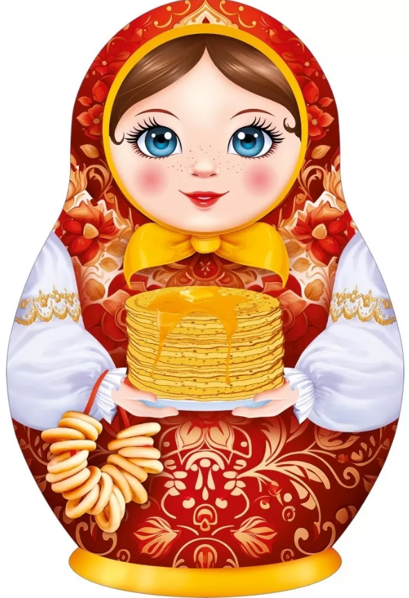Плакат А2 "Матрешка" вырубной
