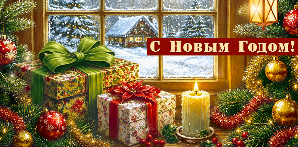 1.0001589 Конверт для денег "С Новым годом!"
