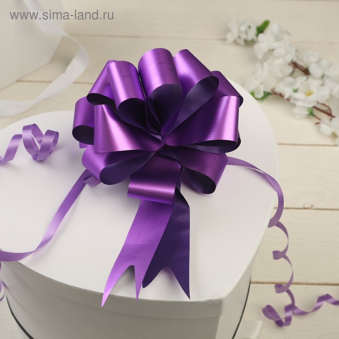 Бант шар №3 металлик фиолет