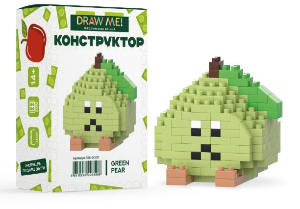 Конструктор пластик Draw Me! "Green pear" 154 дет.