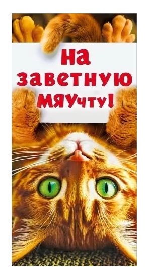 7.0000444 Конверт для денег "На заветную МЯУчту"