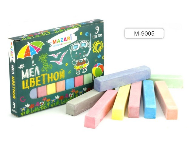 Мел  9 цв. MAZARI к/к