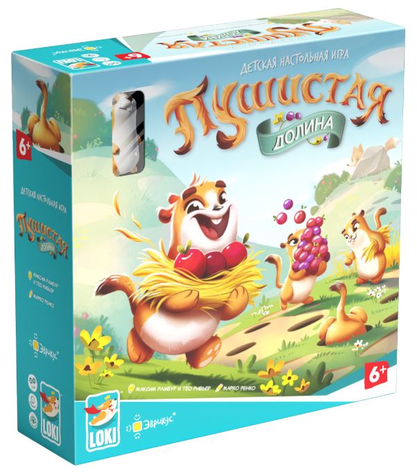 Игра наст. Эврикус "Пушистая долина" 22 карты, игровое поле, фигурки, 6+