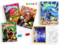 Книжка-раскраска 3D 24л. MAZARI +3D очки