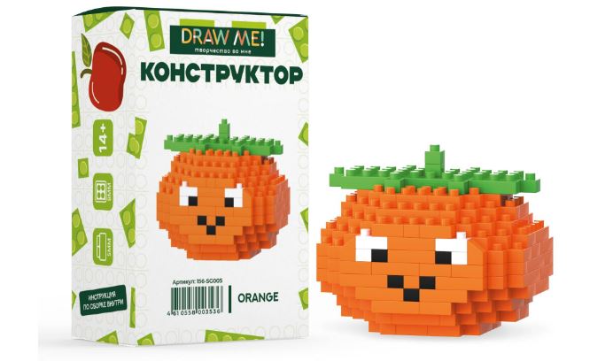 Конструктор пластик Draw Me! "Orange" 171 дет.