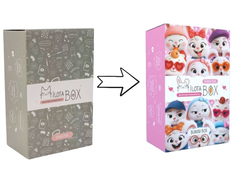 Набор подарочный MilotaBox mini "Bunny Box" 