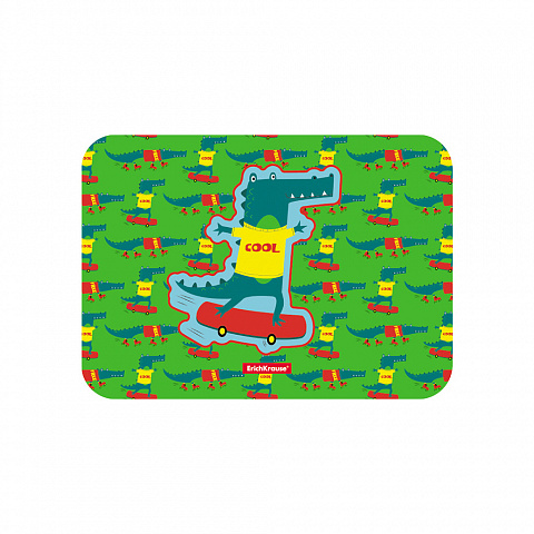 Коврик на стол 29*21 см ErichKrause "Croco Skater" пластик