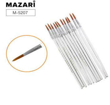 Кисть № 11 синтетика круглая Mazari
