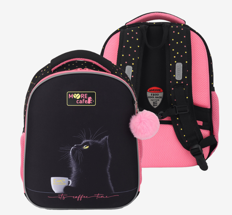 Рюкзак формованный дев. deVENTE "Choice Lite. MooreCafe" 38x29x93 см, жесткий каркас, 2 отд., 2 карм., вент.формоуст.спинка, мягкие s-обр. регул.лямки, светоотр.элем., брелок