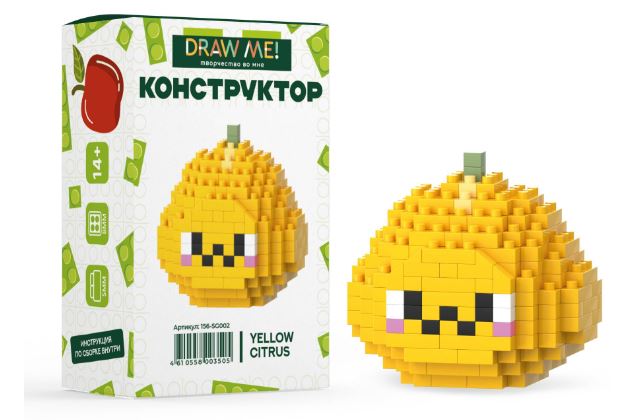 Конструктор пластик Draw Me! "Yellow citrus" 188 дет.