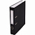 Папка-файл  50 мм (PP) Lamark черная, метал. уголки, собранная (корешок 50мм)