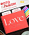 Фотоальбом на  20 л. с уголками 245*190мм "Love is" черные страницы