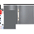 Папка с 2 кольц. 25 мм + кор. диаметр 20 мм 0,6 мм. deVENTE "Daily" серая
