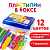 Пластилин 12 цв. ЮНЛАНДИЯ "ЮНЛАНДИК В ЗООПАРКЕ", 130 г, стек, скалка