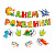 Гирлянда "С днем рождения! (Динозавры)"