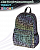 Рюкзак молодежный  унив. Brauberg BRIGHT "Net" 1 отд., 4 кармана, 42*31*15, светящийся рисунок, черный