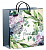 Пакет подарочный пластик. 30*30*10 "Нежное очарование. Floral" 140мкм