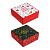 Коробка подарочная 20*20*8 "Новогодняя" разобран., 2 дизайна
