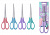 Ножницы 17 см. ErichKrause "EasyCut Pastel" ассорти
