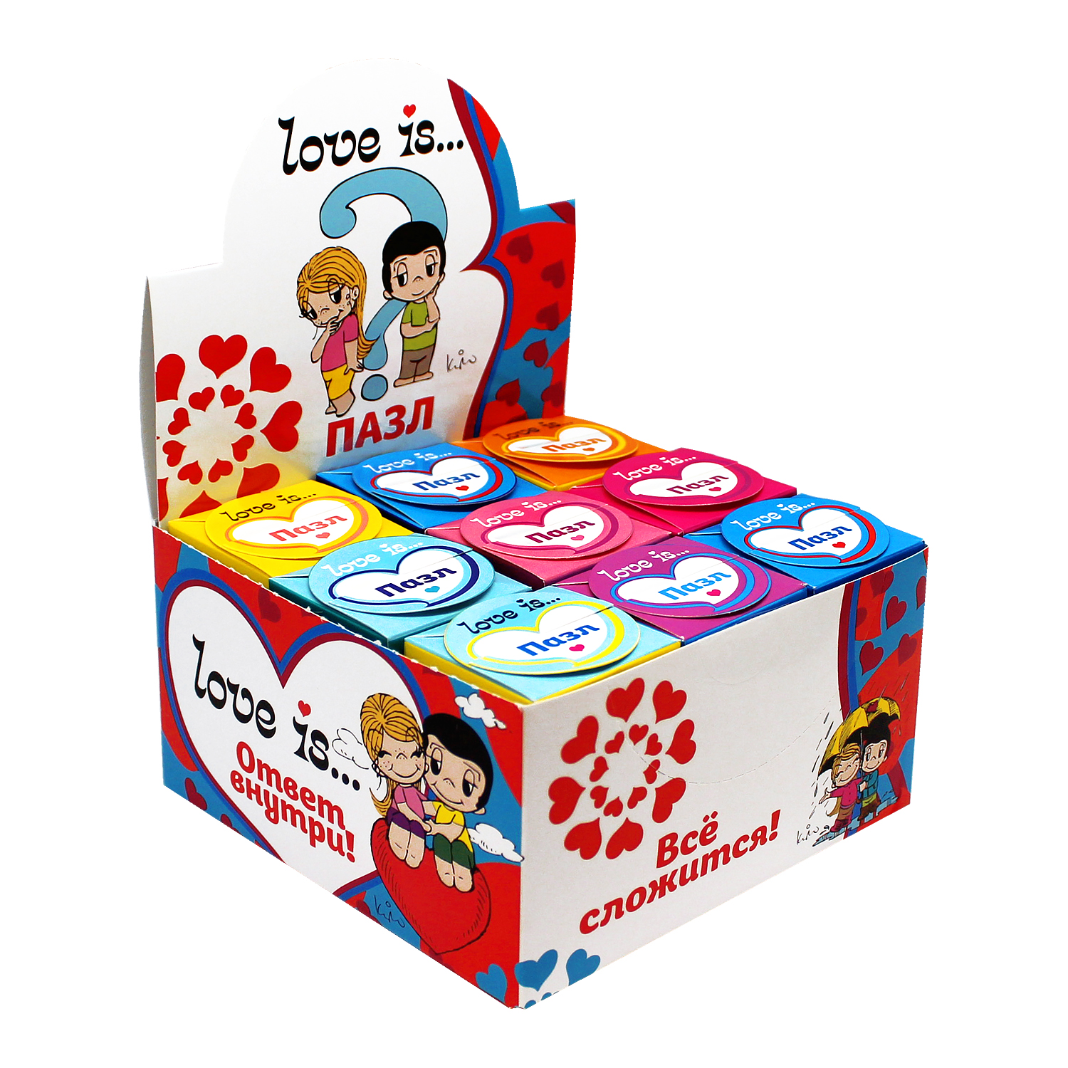 Пазлы   25 Origami "Love is" предсказание в асс.