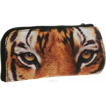 Пенал-косметичка Хатбер HD Trend Line "Tigers" 20x9x4 см, текстиль