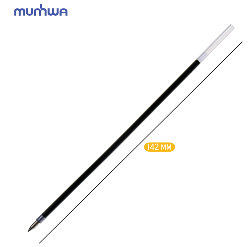 Стержень шарик. 142 мм черный 0,5 мм MunHwa "MC Gold, Option" 