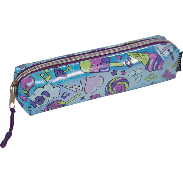 Пенал-косметичка deVENTE "POP style" 21x4x4 см, фактур. иск.кожа
