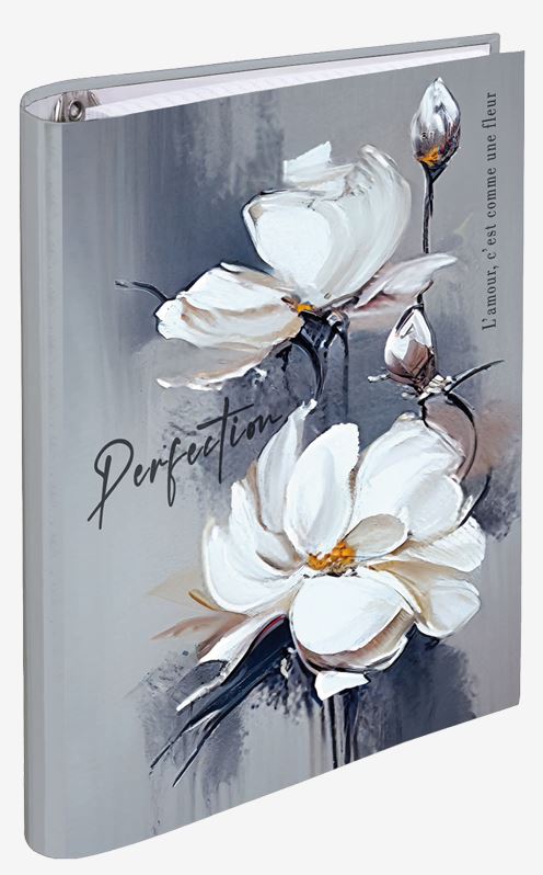 Тетрадь на кольцах тв. обл. 120л. deVENTE "Perfection" мат.ламин.
