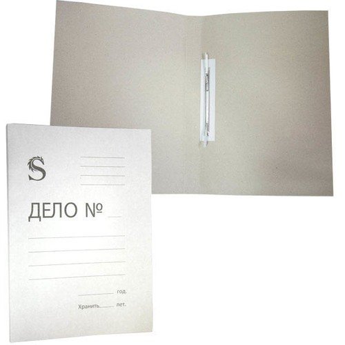 Папка-скоросшиватель белая 280 г/м2 Sponsor "Дело"