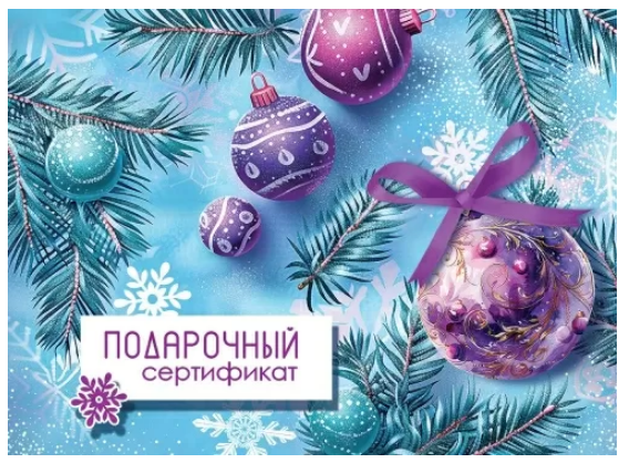 9201715 Конверт для сертификата "Подарочный сертификат" НГ