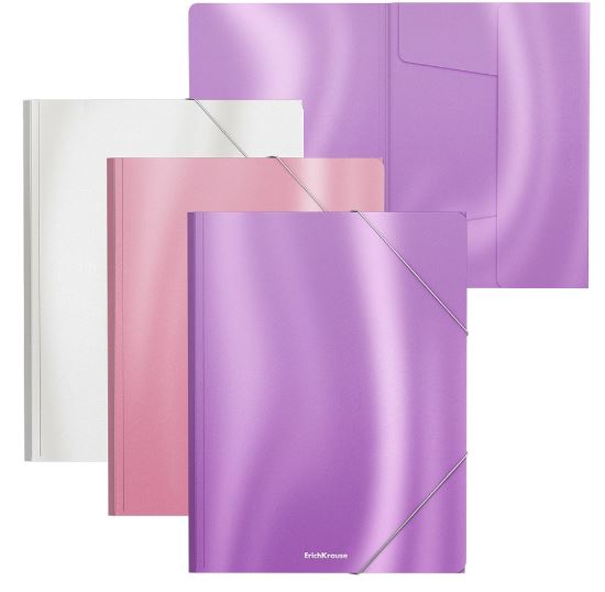 Папка-конверт на резинках 0,6 мм ErichKrause "Glossy Candy" ассорти
