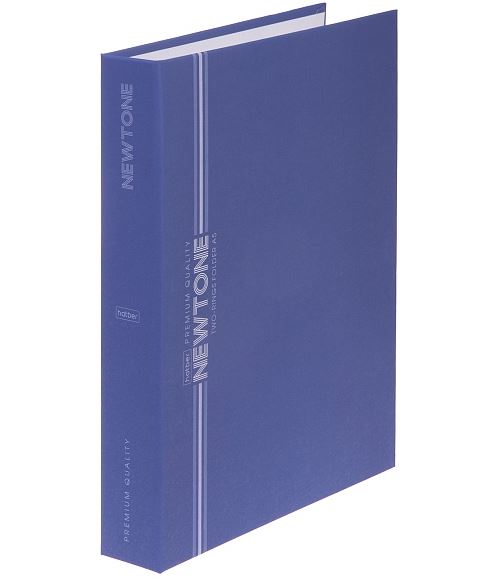 Тетрадь на кольцах тв. обл.  80л. Хатбер Premium "NEWtone PASTEL" софт-тач, Чернильное небо