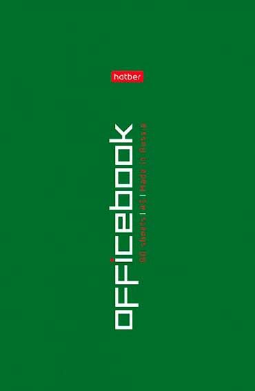 Блокнот А5 скрепка  80л. кл. Хатбер "Office Book"
