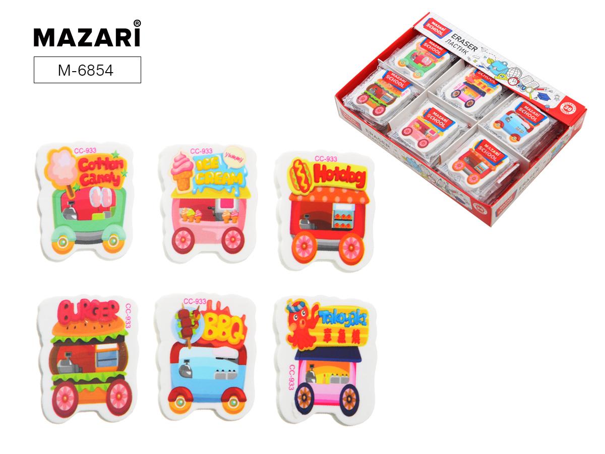 Ластик детский Mazari "Mobile Shop" ассорти