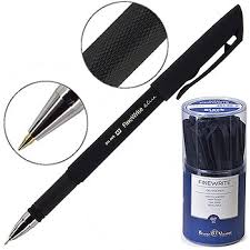 Ручка шарик. Bruno Visconti "FineWrite.Black" синяя, 0,7мм, масл.основа