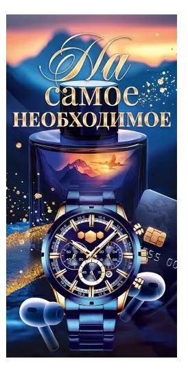 9.0000563 Конверт для денег "На самое необходимое" мужск