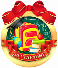 Медаль "За старание" 86*87