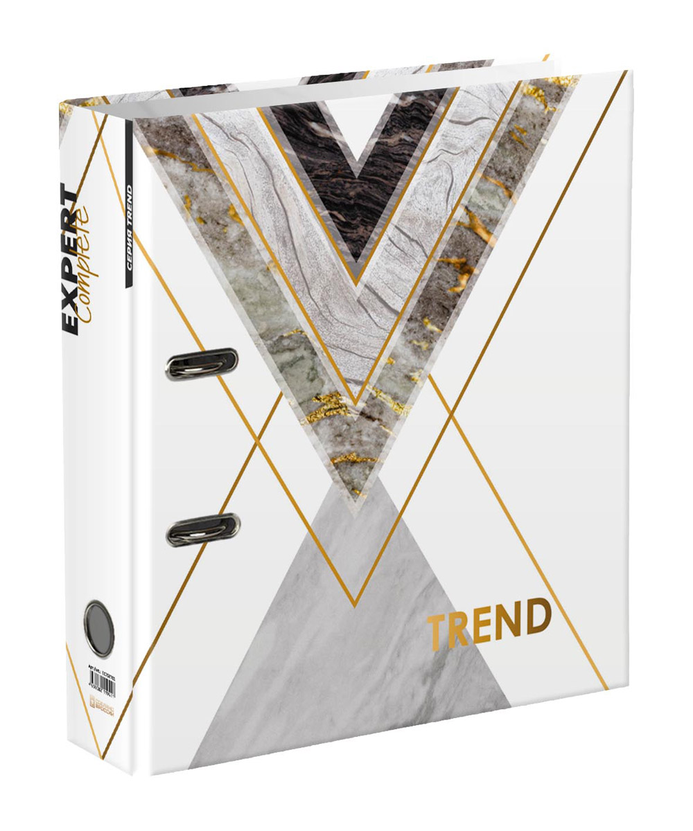 Папка-файл  75 мм лам. карт. Expert Complete Trend "Wood&Stone" мрамор, собранная, без кармана