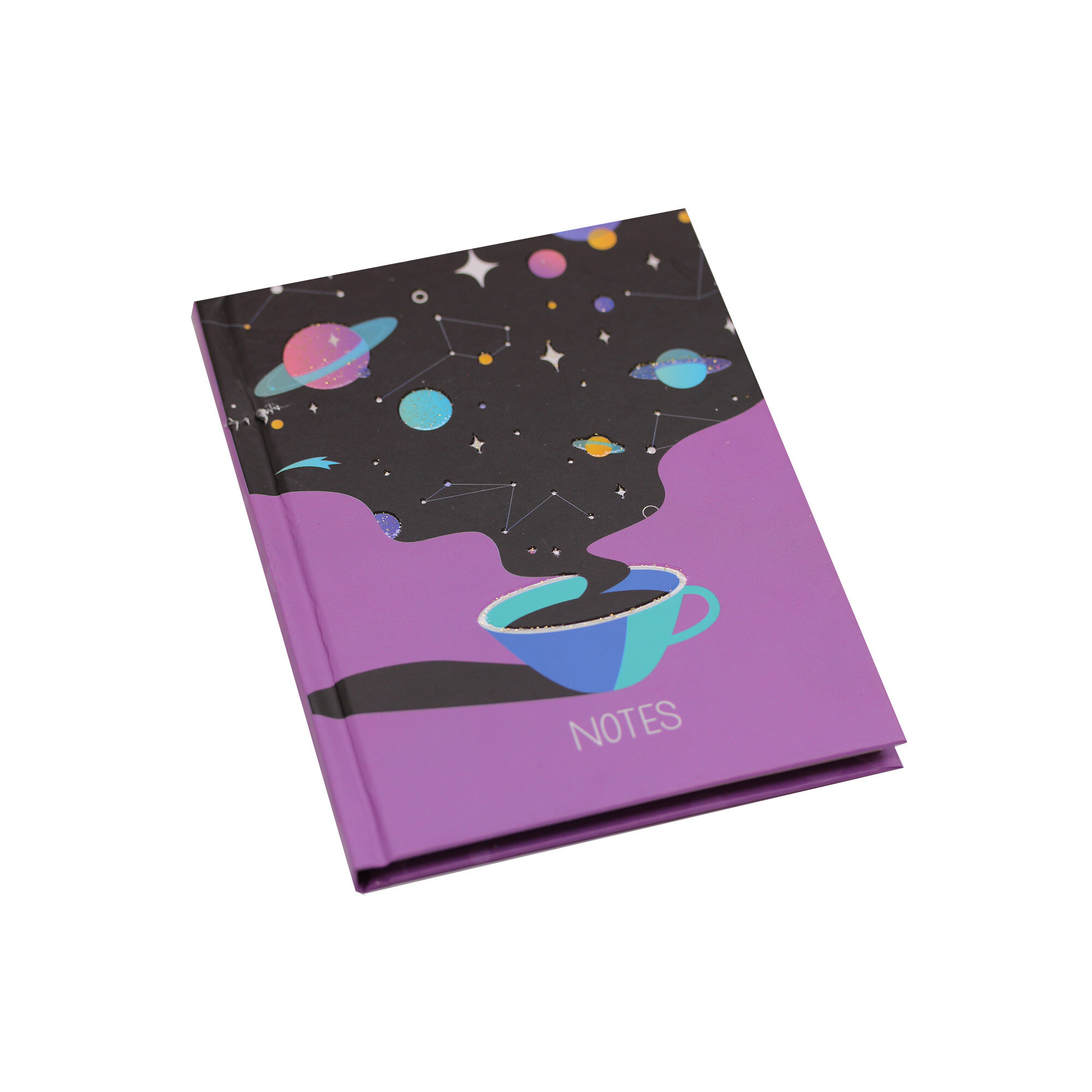 Книжка записная тв. обл. А6  64 л. Канц-Эксмо  "In dream №7" 7БЦ, мат.ламин., лак с блестками, 60г/м2