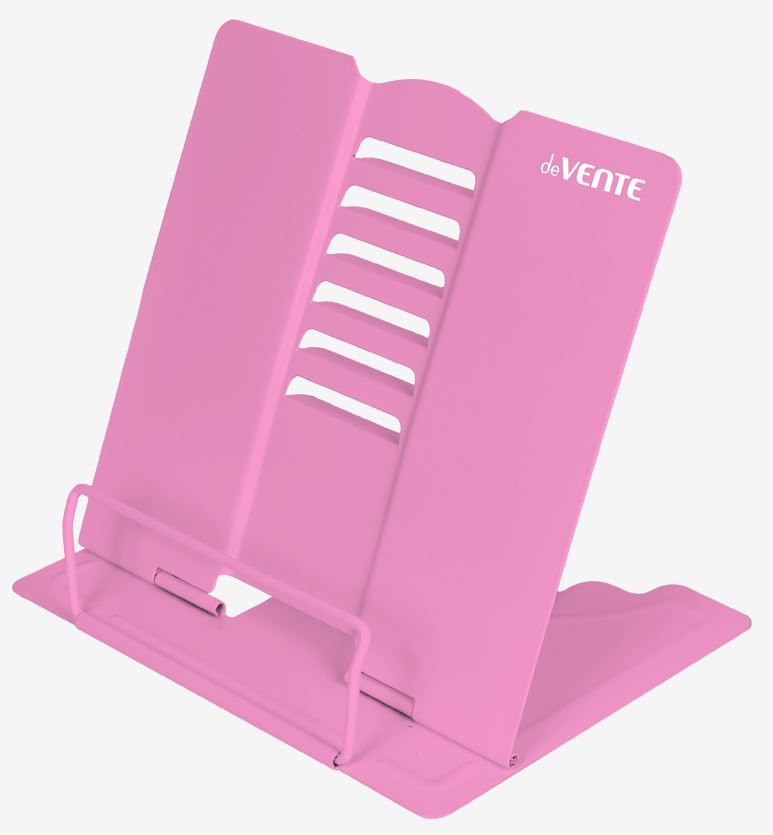 Подставка для книг deVENTE 20*19 "School Pink" металлич., розовая
