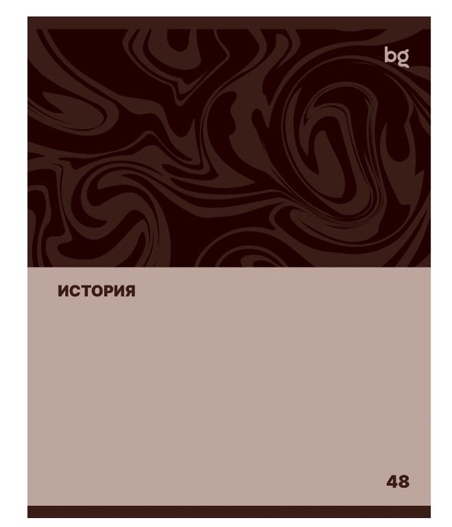 Тетрадь Предм. История 48л. BG "Single colour" вд-лак